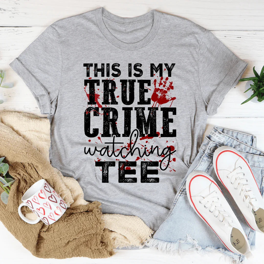 This Is My True Crime Watching Tee product image 3