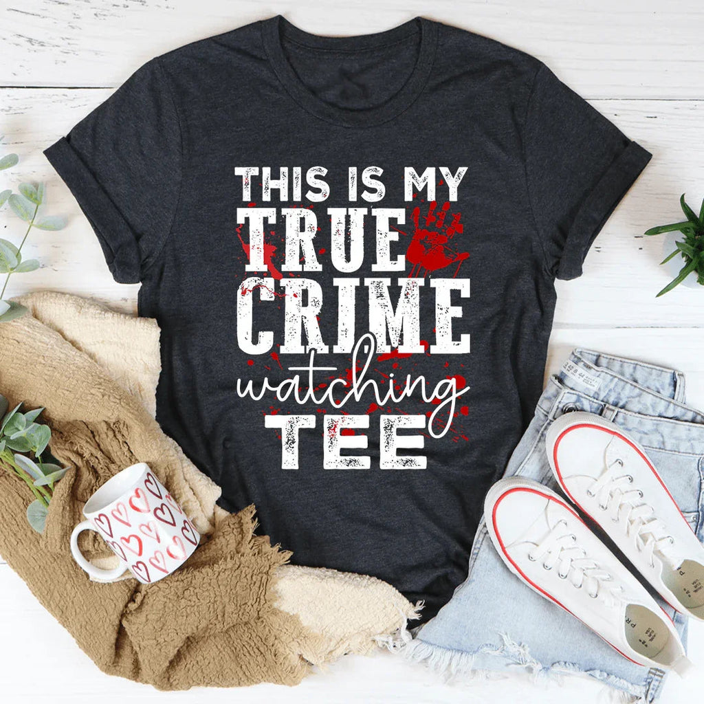 This Is My True Crime Watching Tee product image 1
