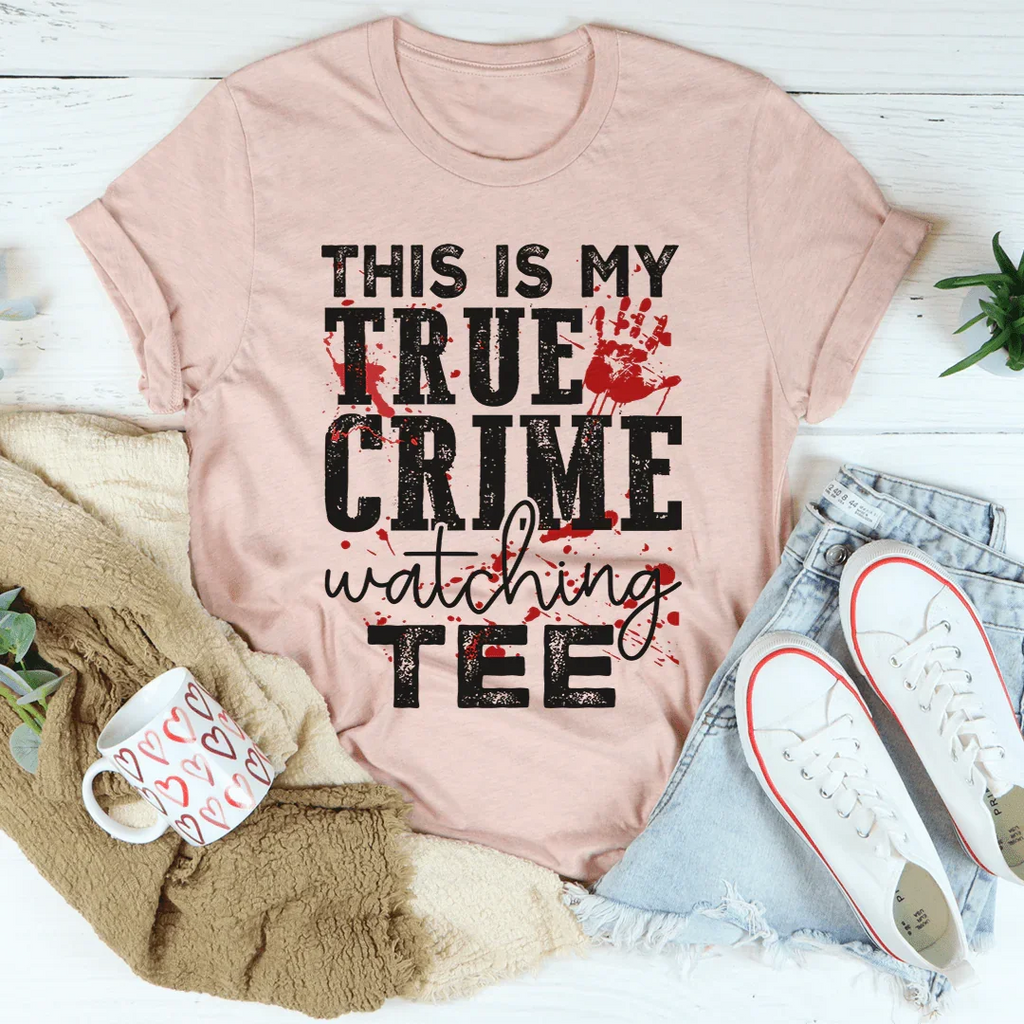This Is My True Crime Watching Tee product image 4