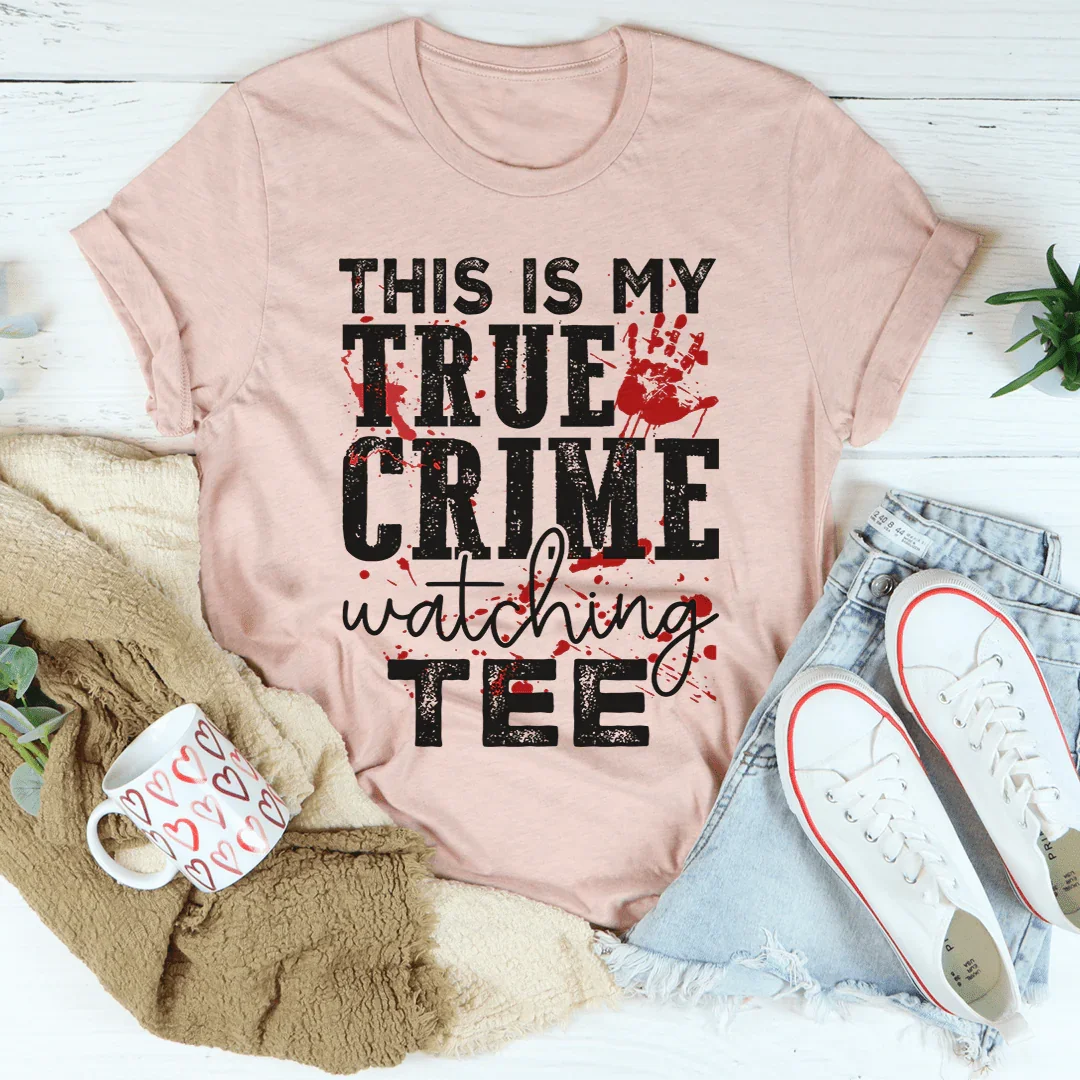 This Is My True Crime Watching Tee product image 4
