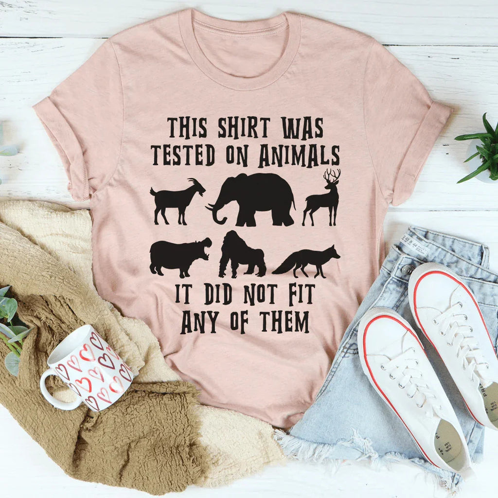 This Shirt Was Tested On Animals Tee product image 4