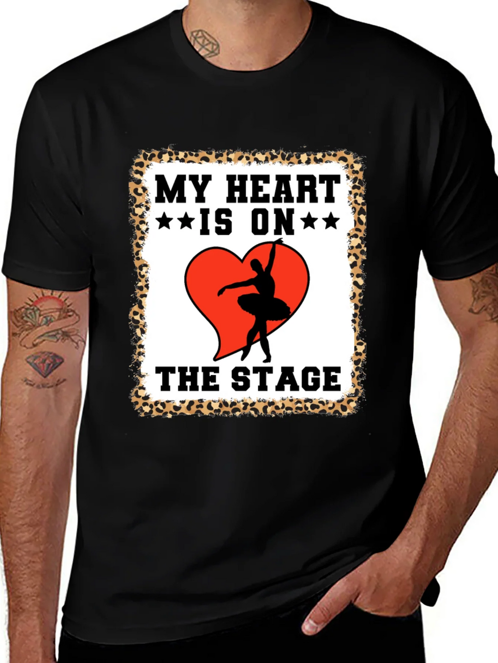 Heart is on the Stage Graphic Tee - Dance Lover product image 1