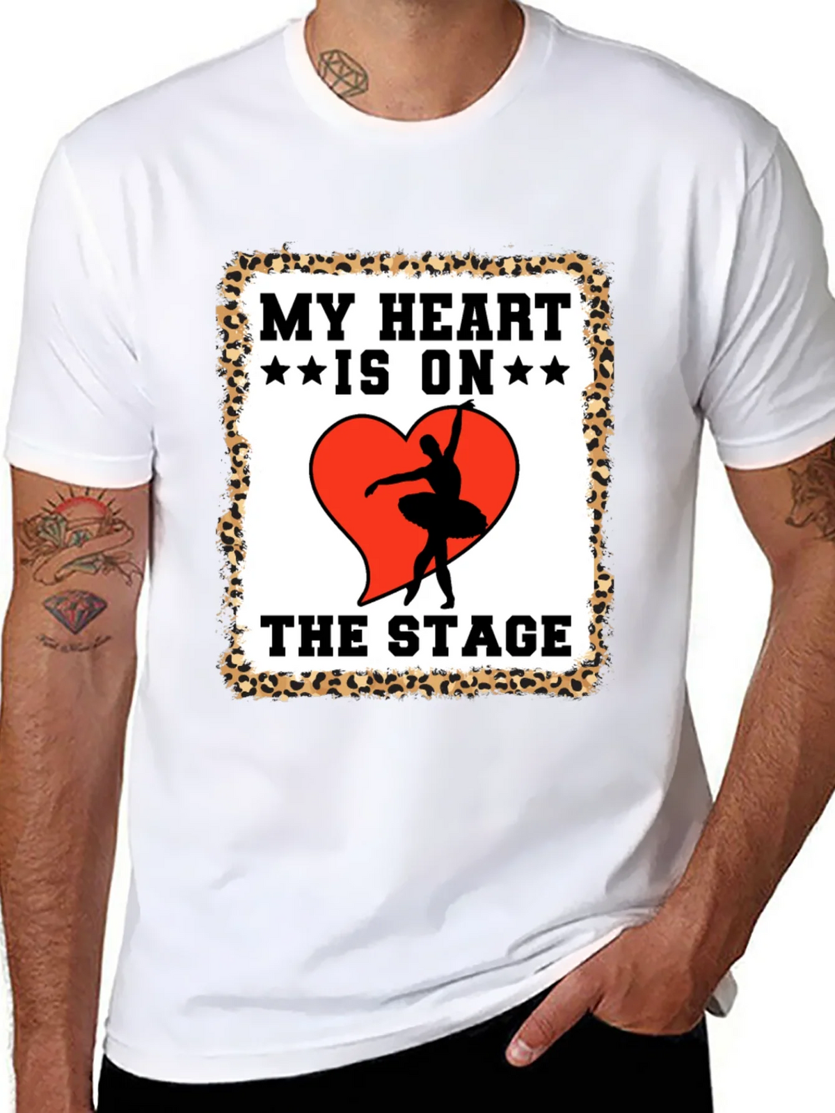 Heart is on the Stage Graphic Tee - Dance Lover product image 5