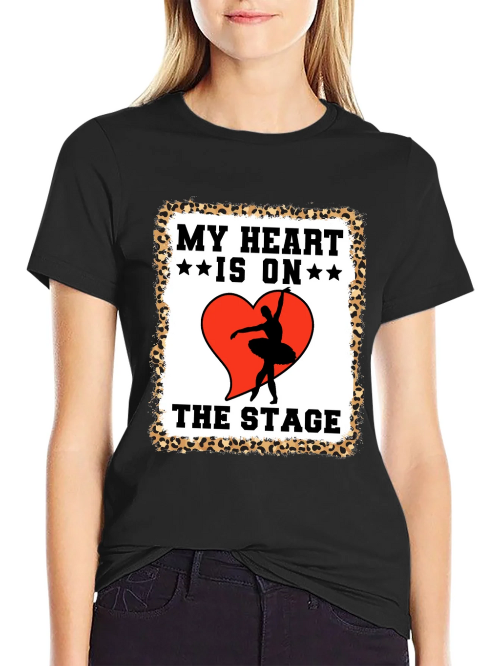 Heart is on the Stage Graphic Tee - Dance Lover product image 2