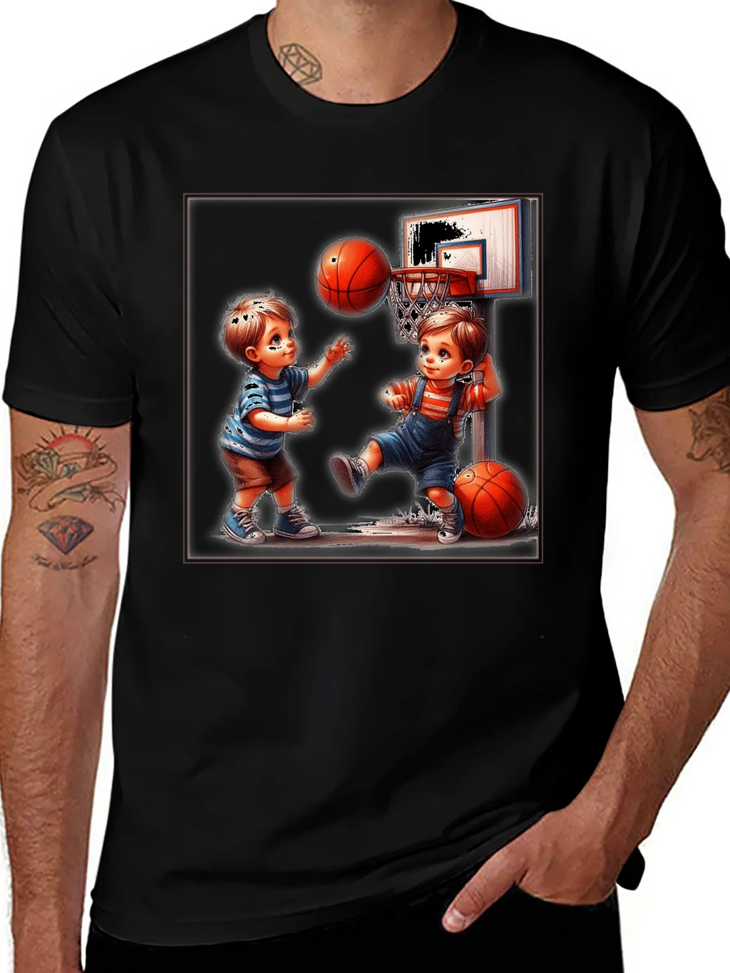 Boys Basketball Graphic T-Shirt product image 1