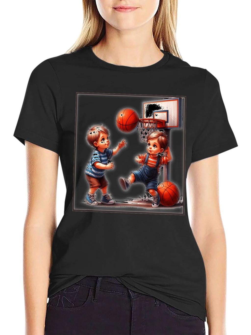 Boys Basketball Graphic T-Shirt product image 2