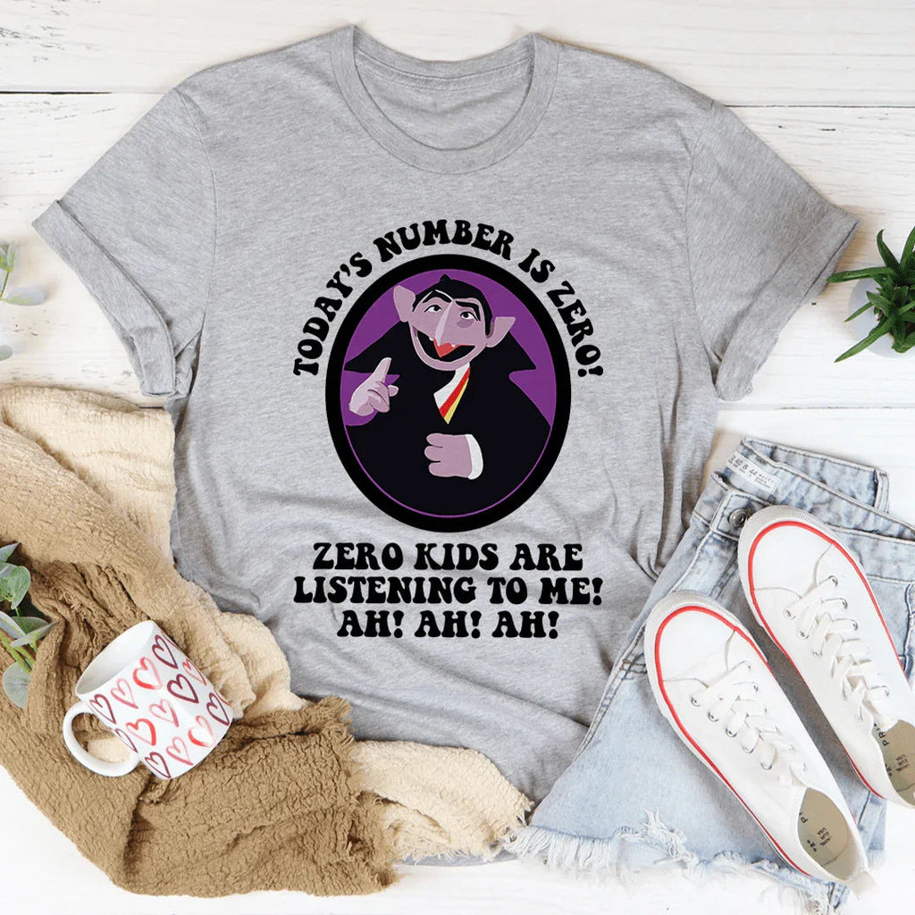 Today's Number Is Zero Tee product image 2