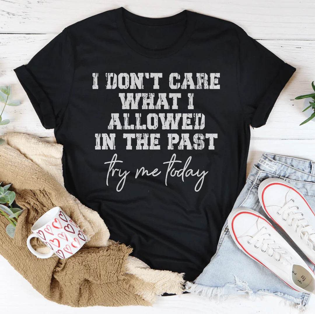 Bold Attitude Graphic Tee – \"Try Me Today\" product image 1