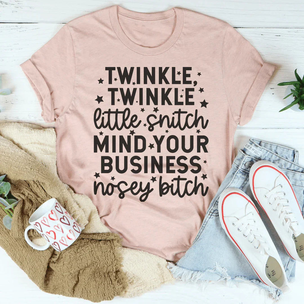 Cheeky Nursery Rhyme Twist Top – "Twinkle Little Snitch" product image 3