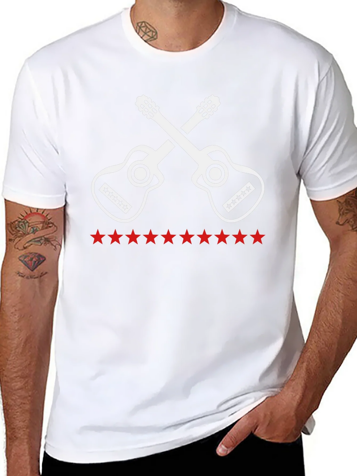 Guitar Star Graphic Tee - Black product image 1