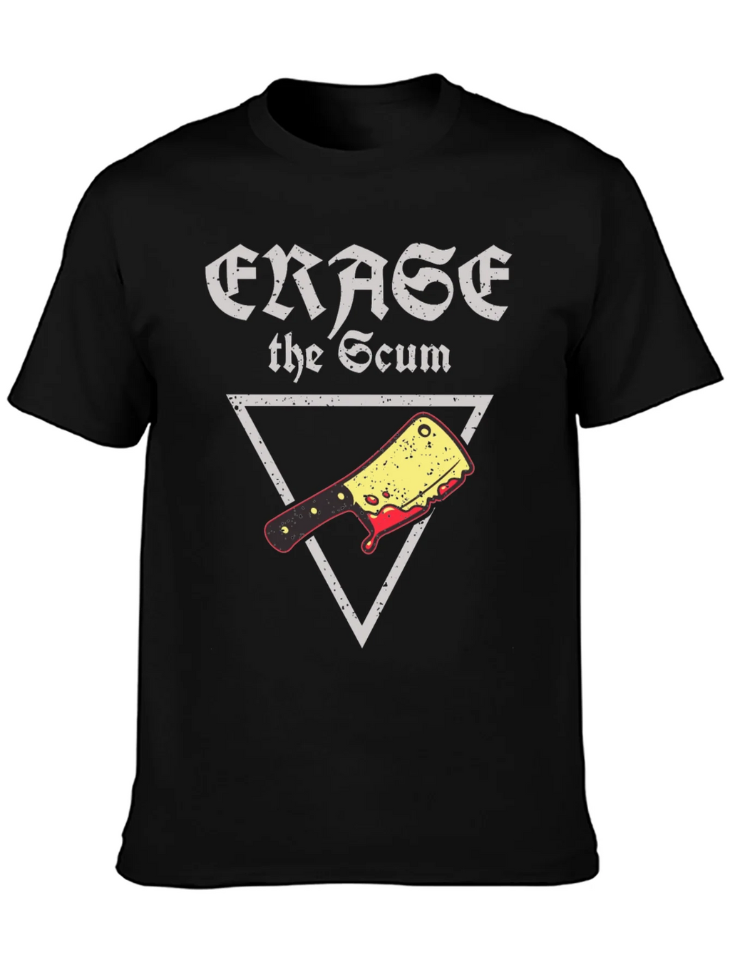 Erase the Scum Graphic Tee - Butcher Cleaver T-Shirt product image 1