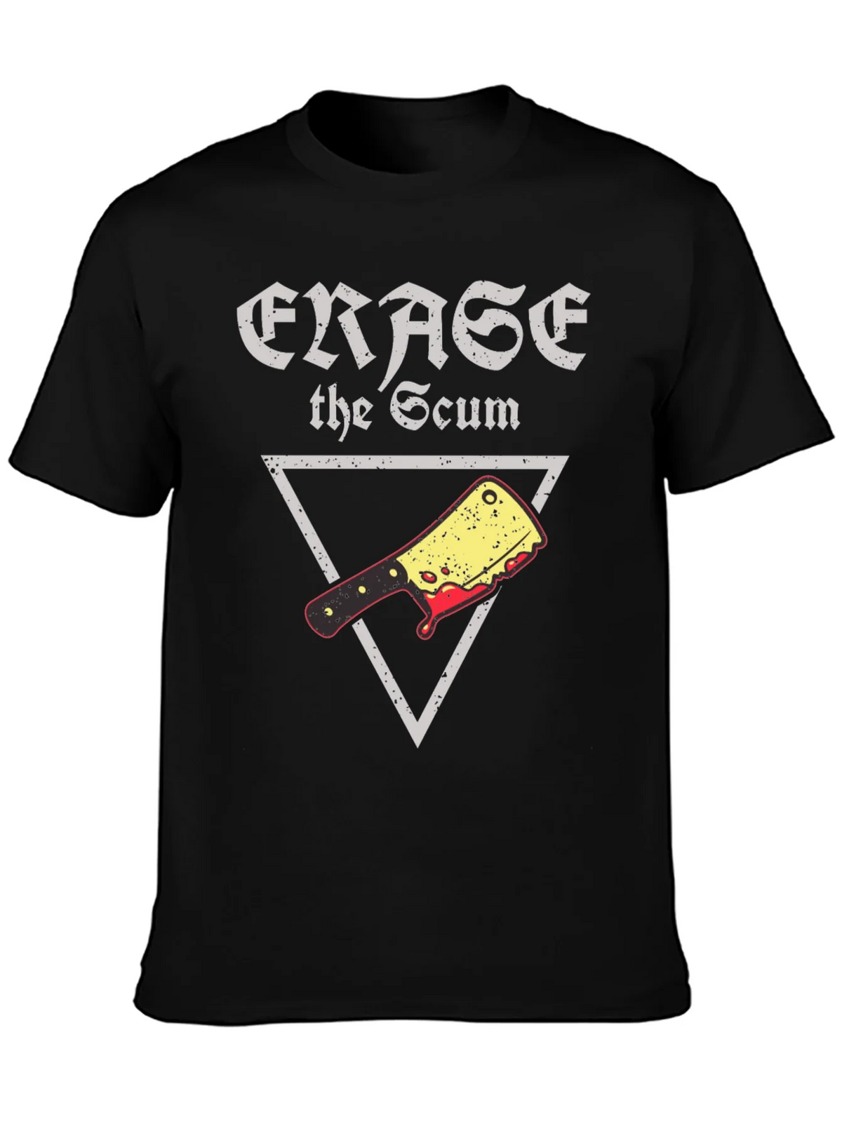 Erase the Scum Graphic Tee - Butcher Cleaver T-Shirt product image 1