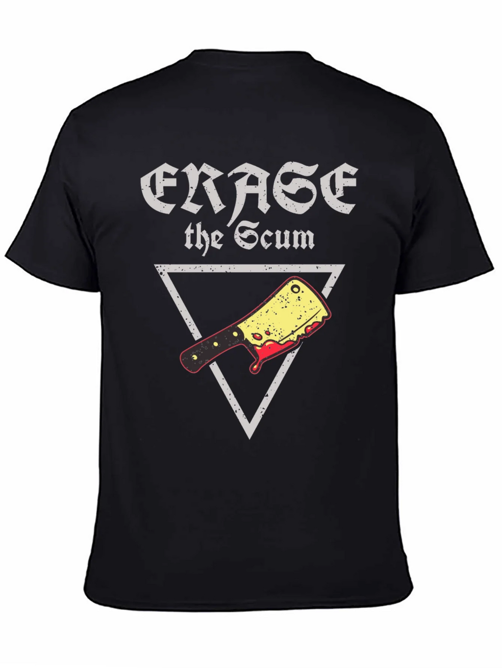 Erase the Scum Graphic Tee - Butcher Cleaver T-Shirt product image 2