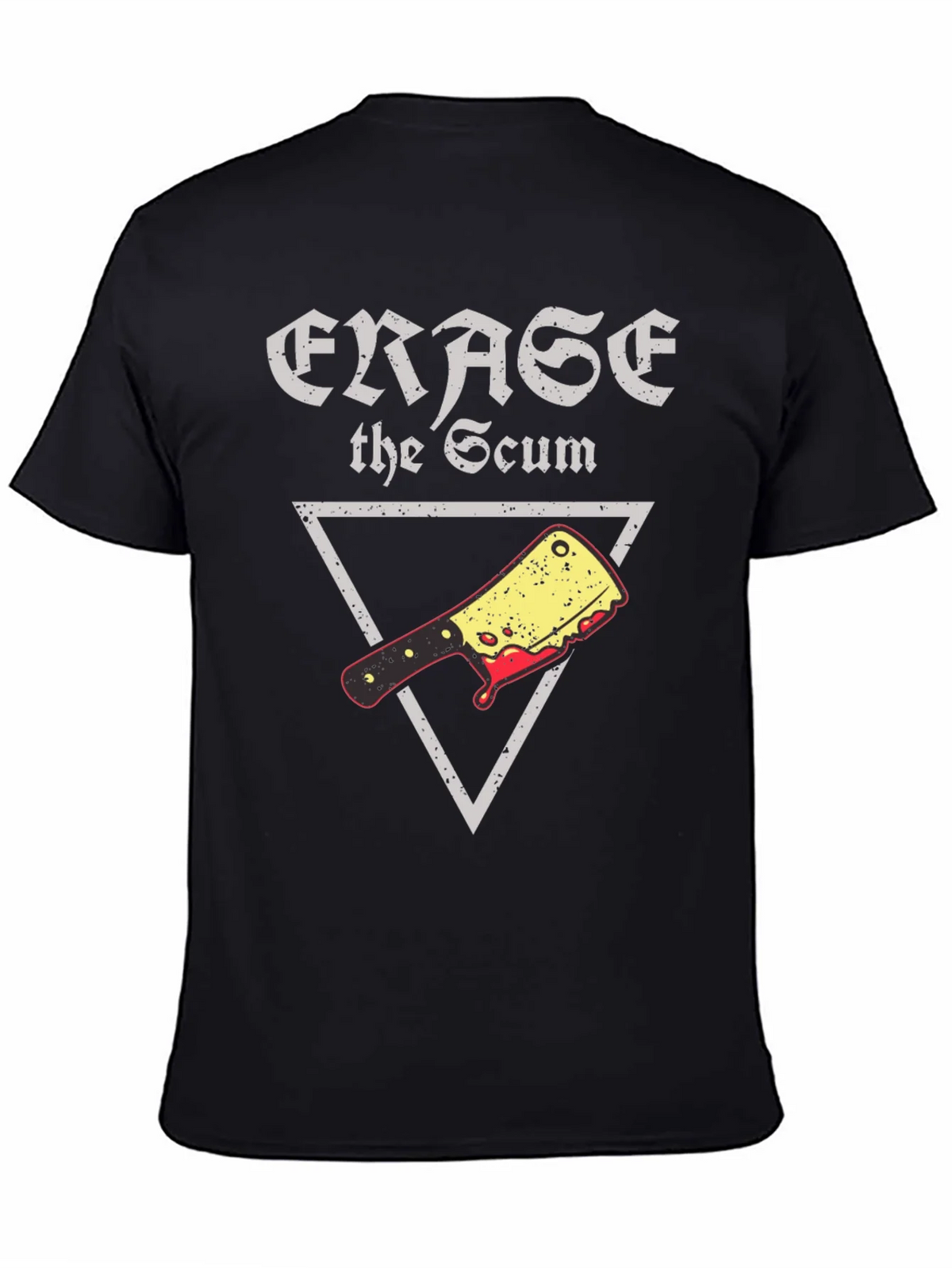 Erase the Scum Graphic Tee - Butcher Cleaver T-Shirt product image 2