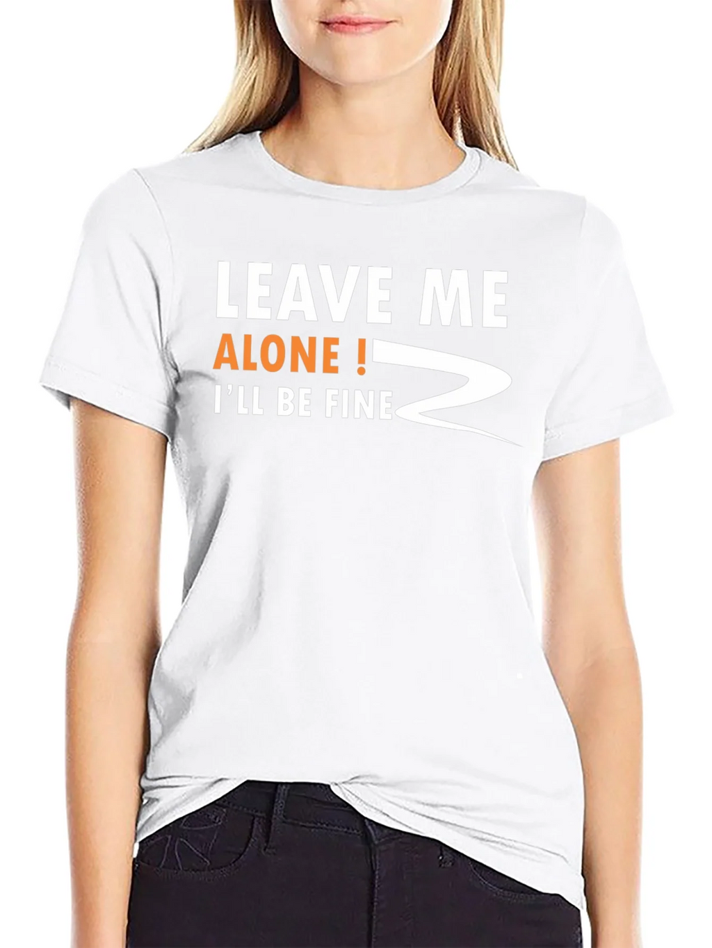 Leave Me Alone! Funny Graphic T-Shirt product image 3
