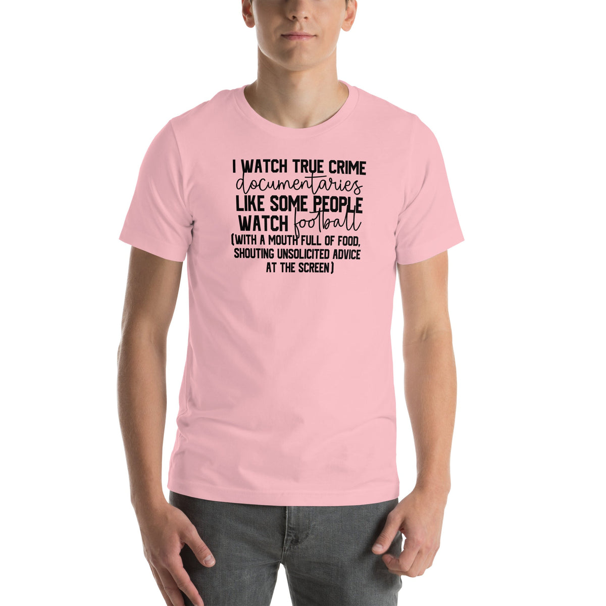 I Watch True Crime Like Some People Football Tee product image 4