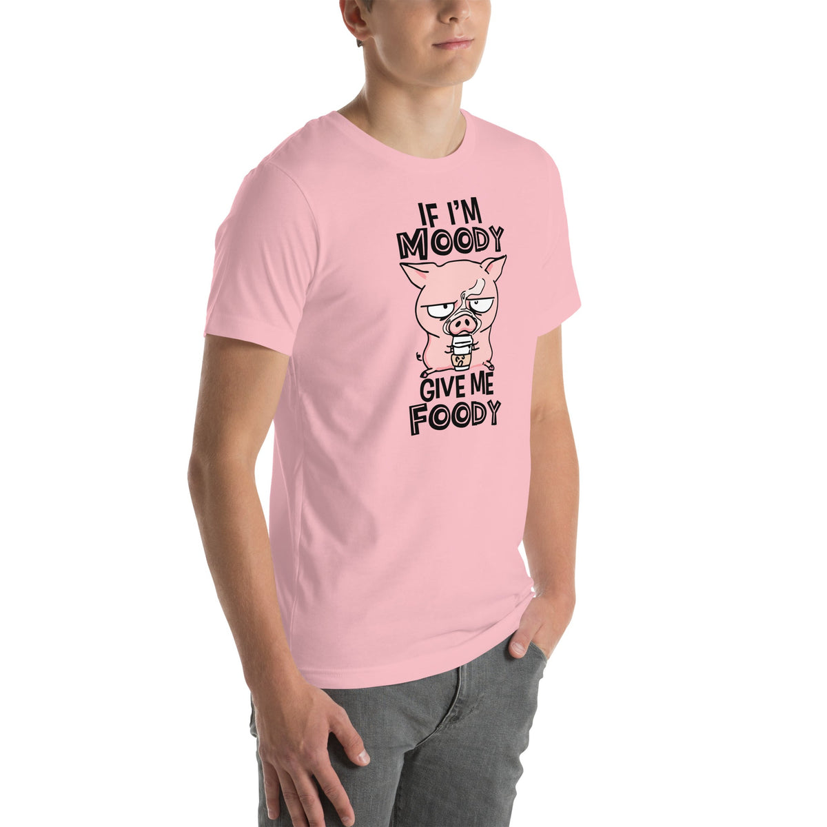 If I'm Moody Give Me Foody Tee product image 9