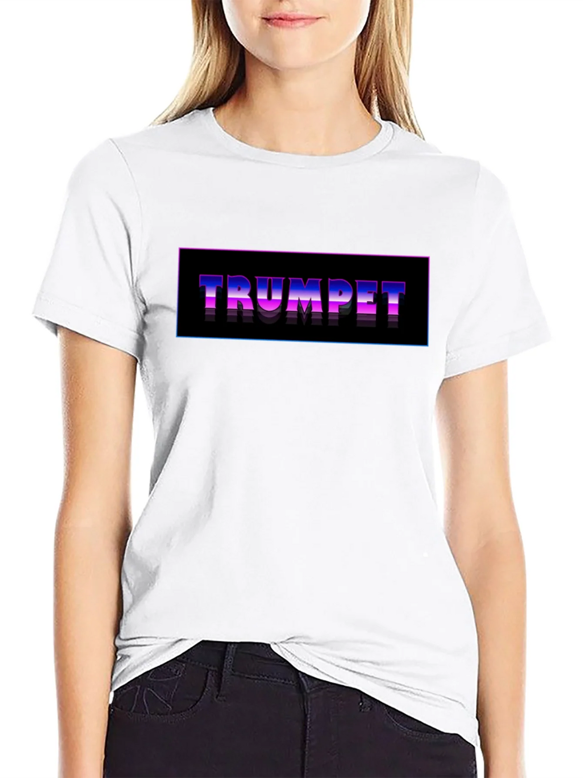 Trumpet Graphic T-Shirt - Retro Style product image 3