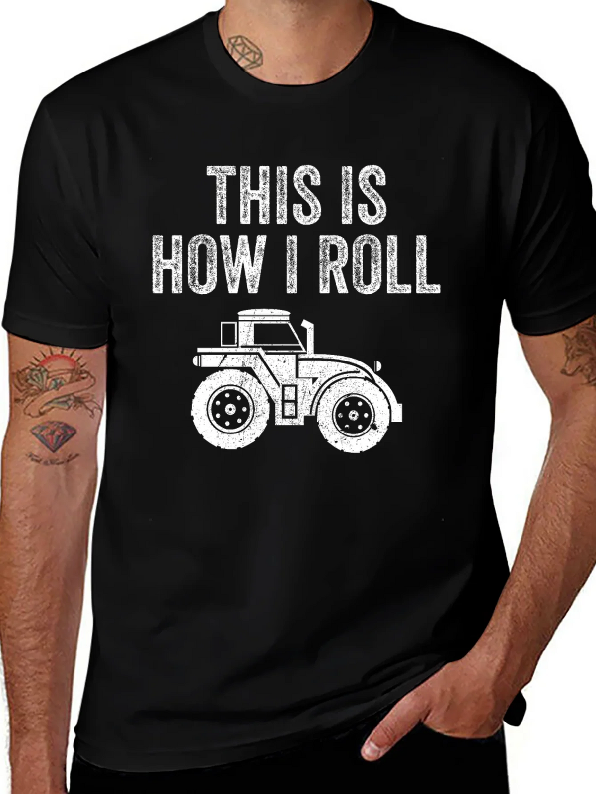 This Is How I Roll Tractor T-Shirt product image 1