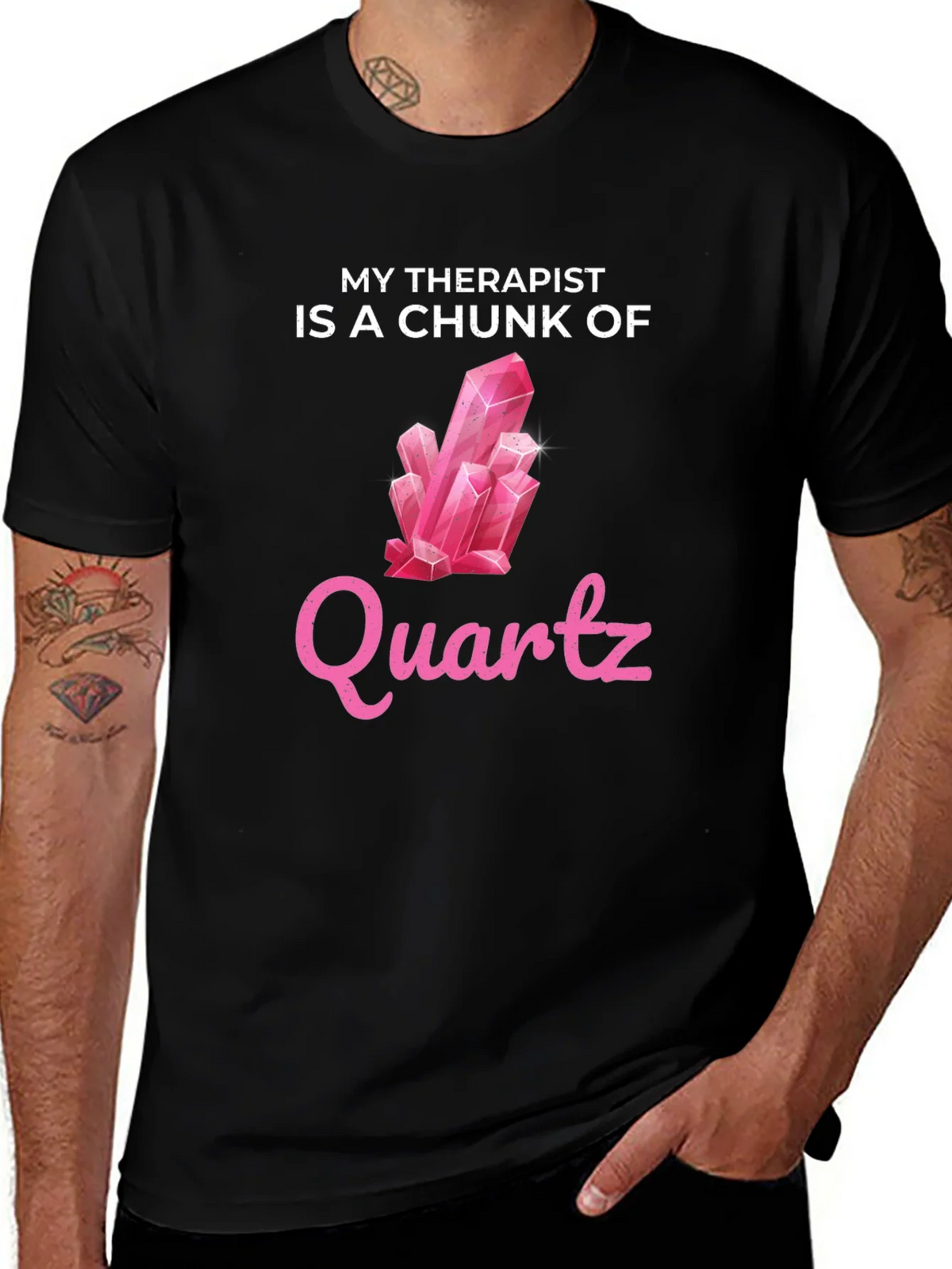 Therapist Chunk of Quartz Graphic Tee product image 1