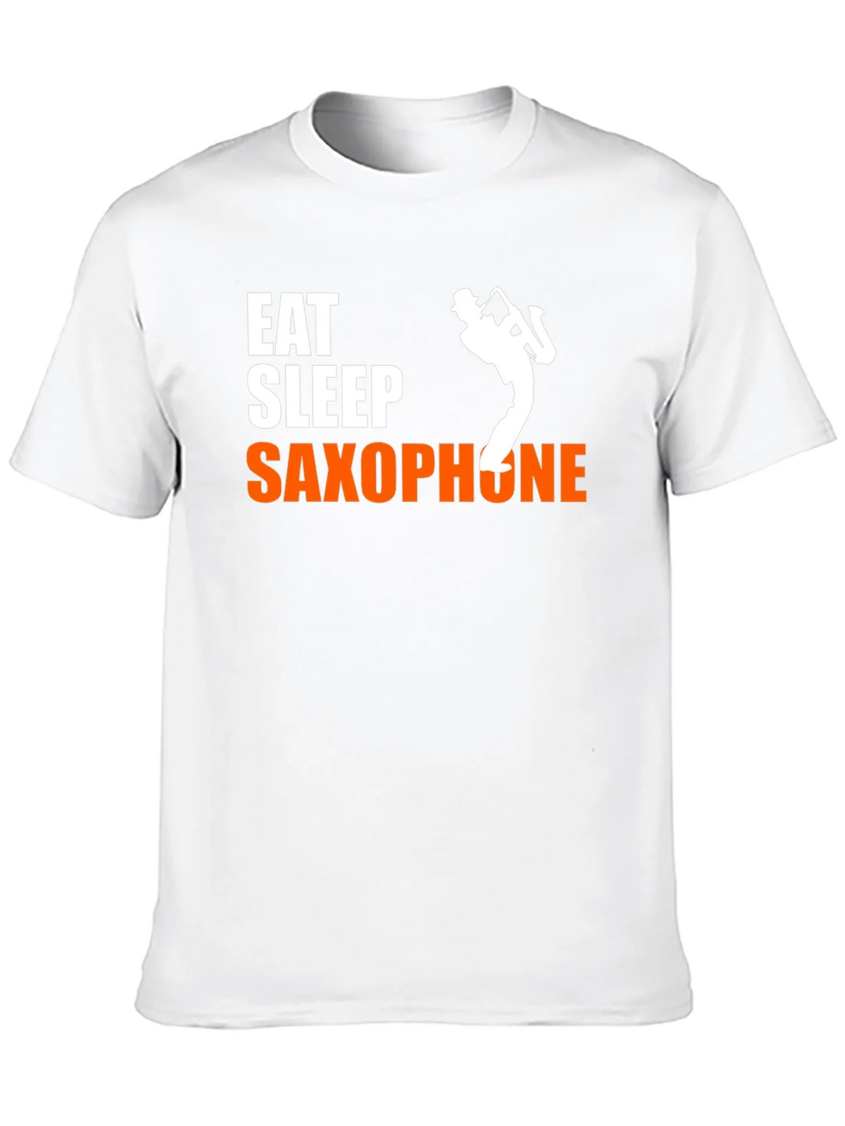 Eat Sleep Saxophone Black T-Shirt product image 2