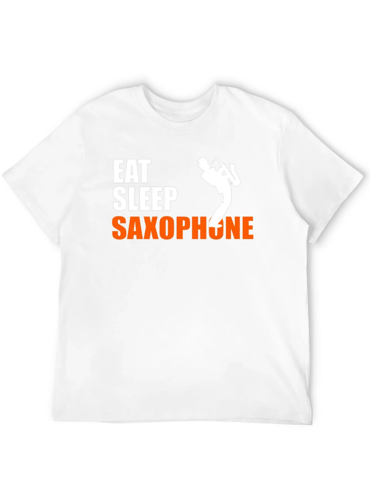 Eat Sleep Saxophone Black T-Shirt product image 3