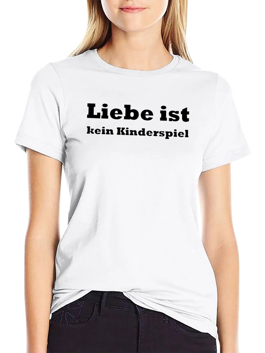 Liebe Ist Kein Kinderspiel T-Shirt - Black product image 5