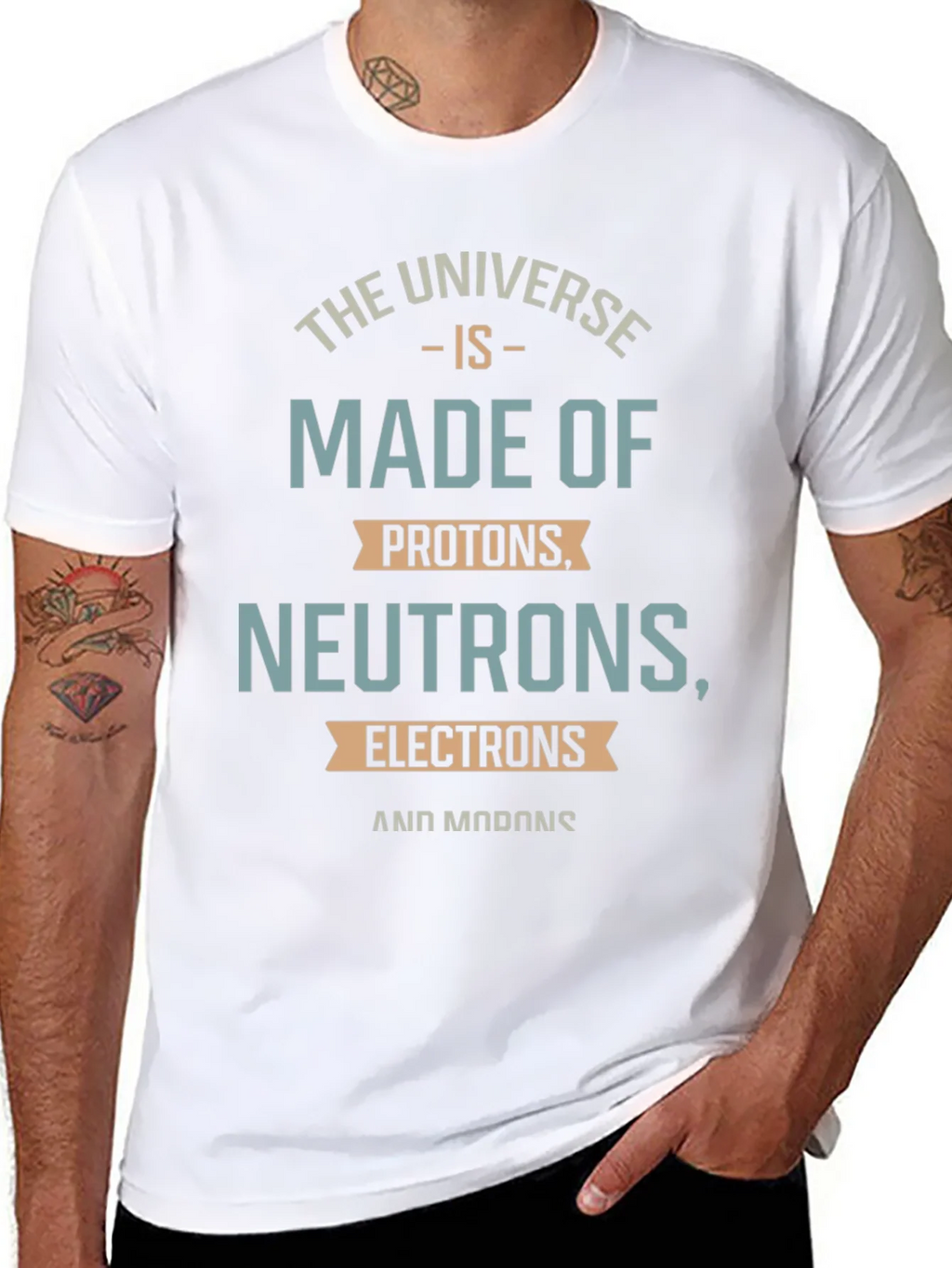 The Universe is Made of Funny Science T-Shirt product image 3