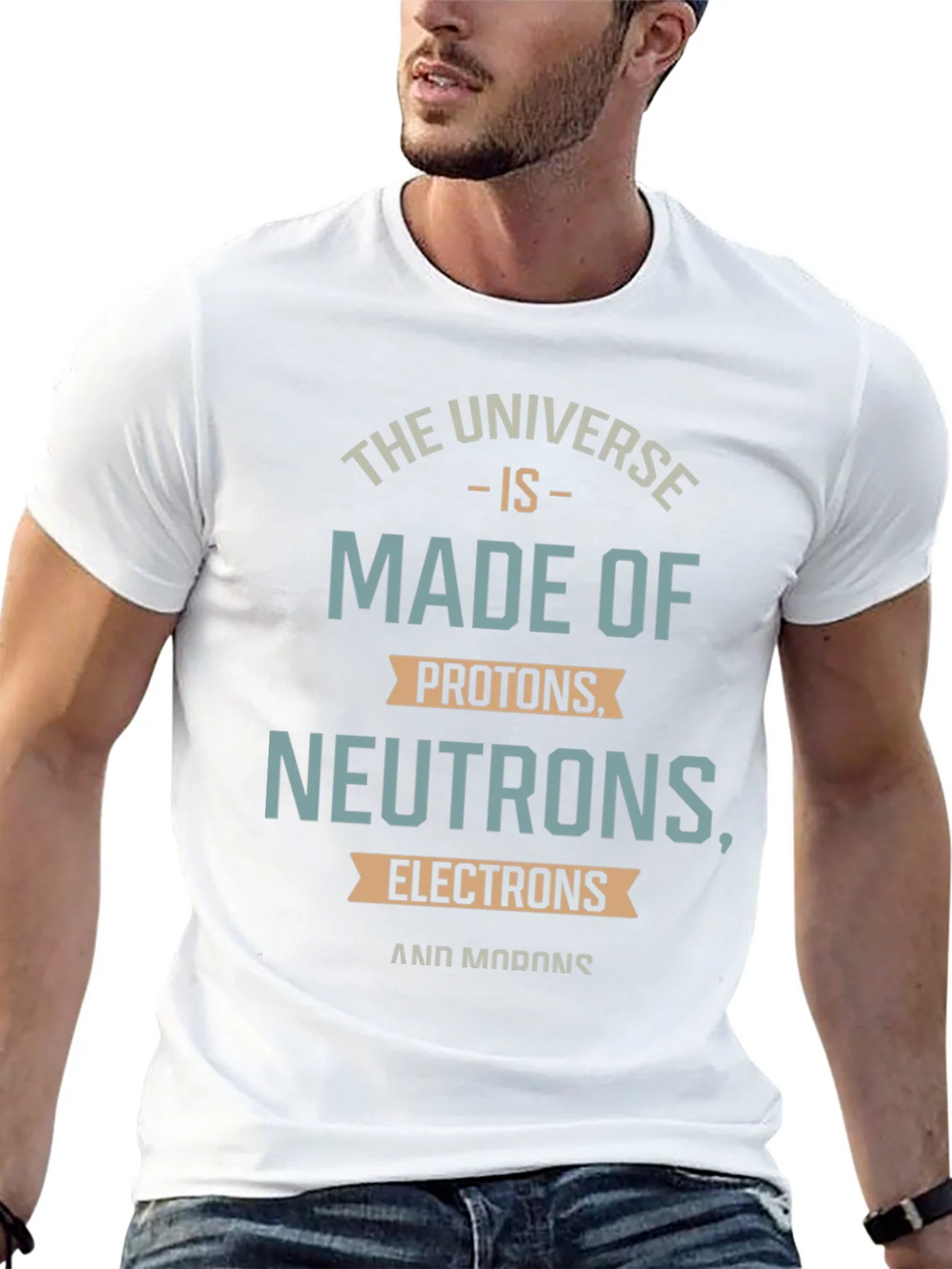 The Universe is Made of Funny Science T-Shirt product image 7