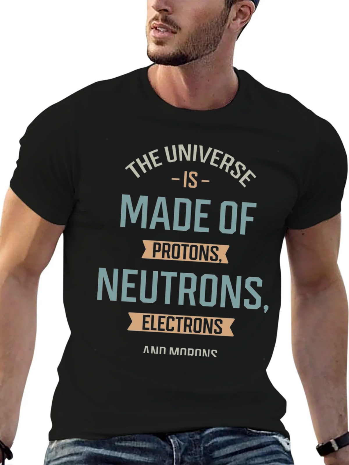 The Universe is Made of Funny Science T-Shirt product image 2