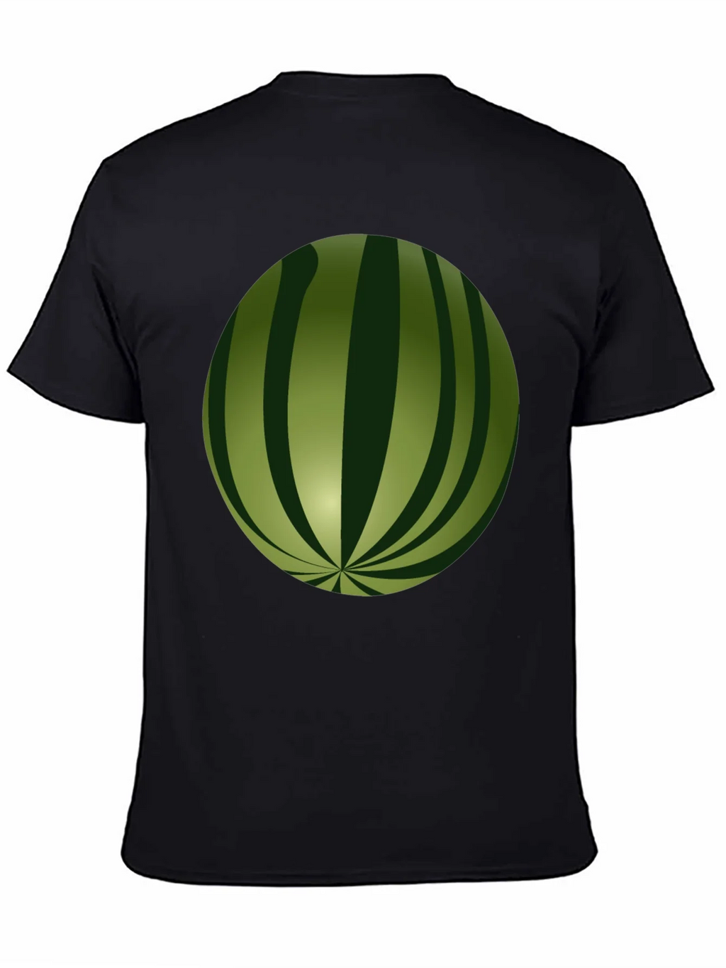 Watermelon Graphic Black T-Shirt product image 4