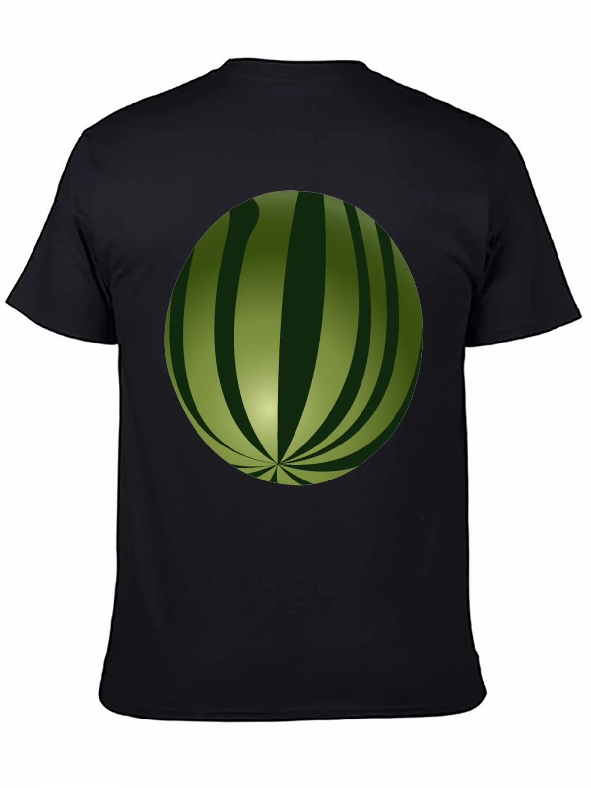 Watermelon Graphic Black T-Shirt product image 4