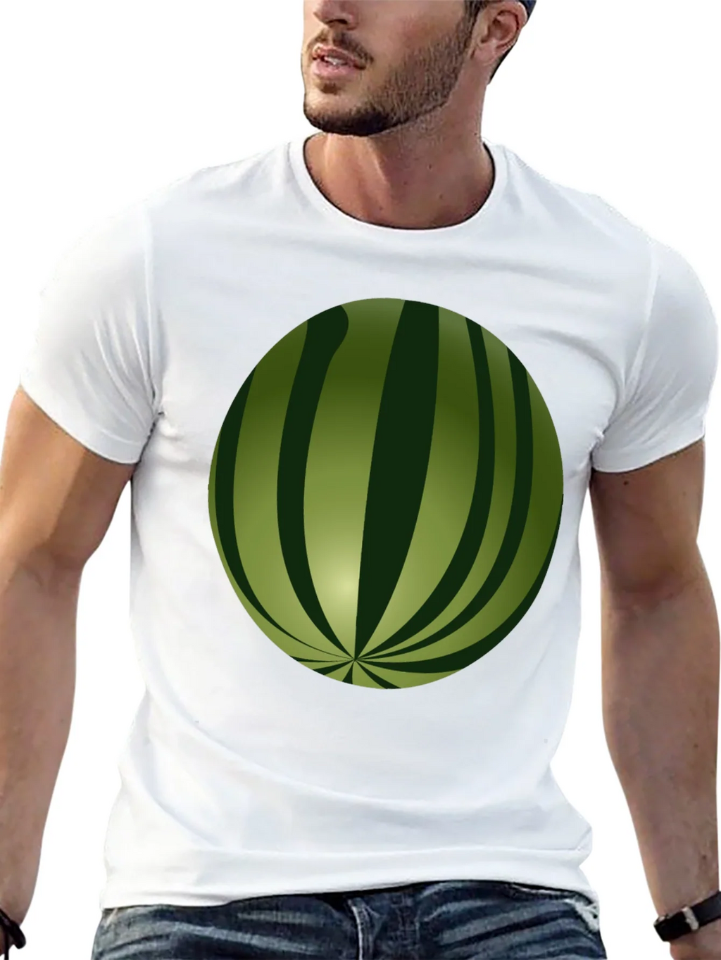 Watermelon Graphic Black T-Shirt product image 12