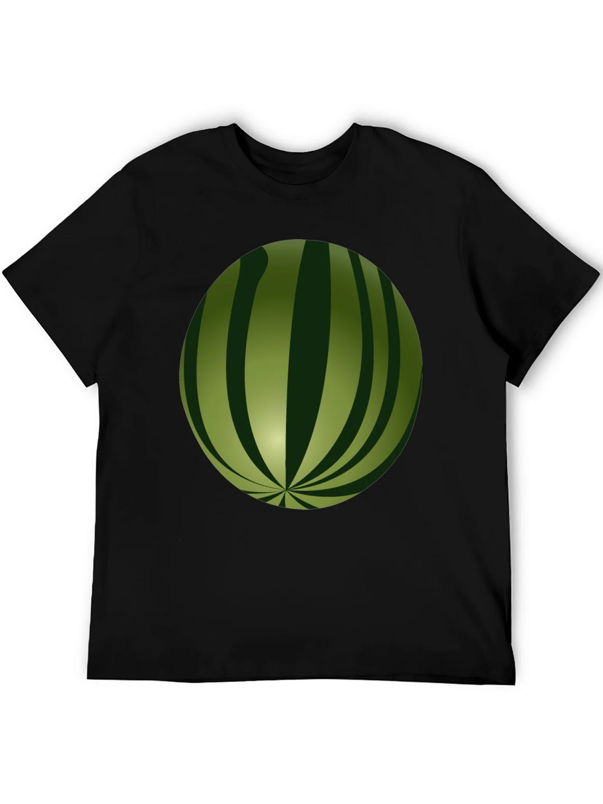 Watermelon Graphic Black T-Shirt product image 5