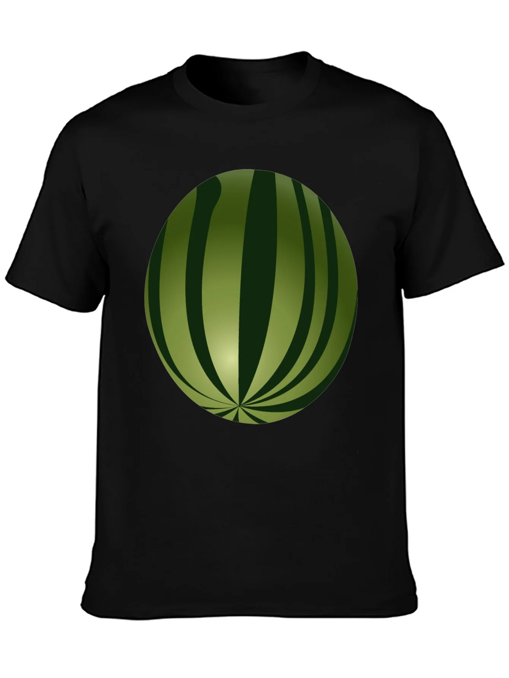 Watermelon Graphic Black T-Shirt product image 3