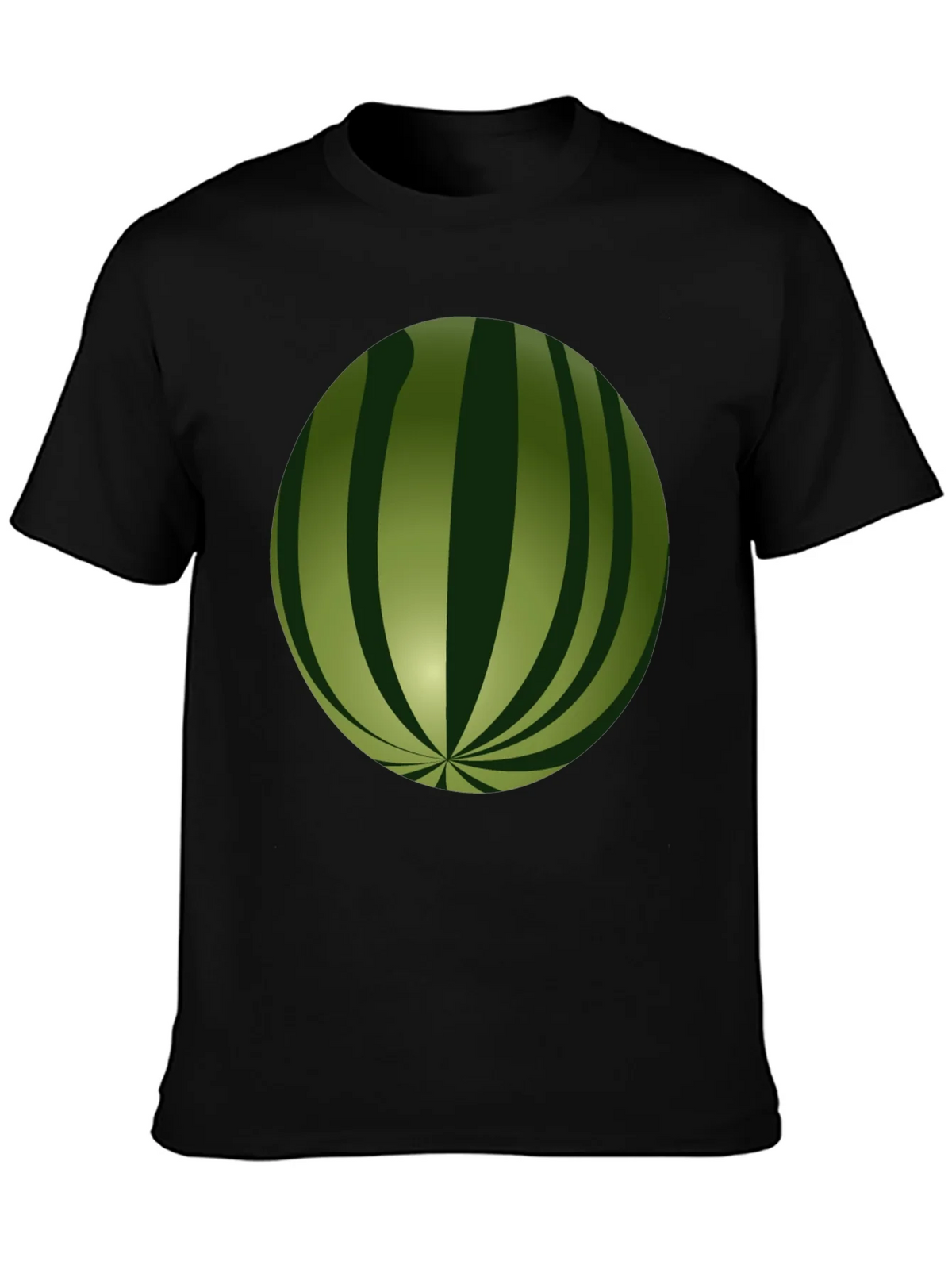 Watermelon Graphic Black T-Shirt product image 3