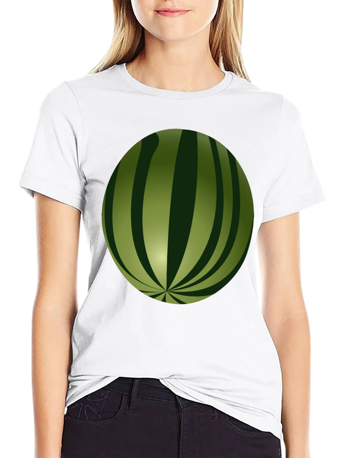 Watermelon Graphic Black T-Shirt product image 8