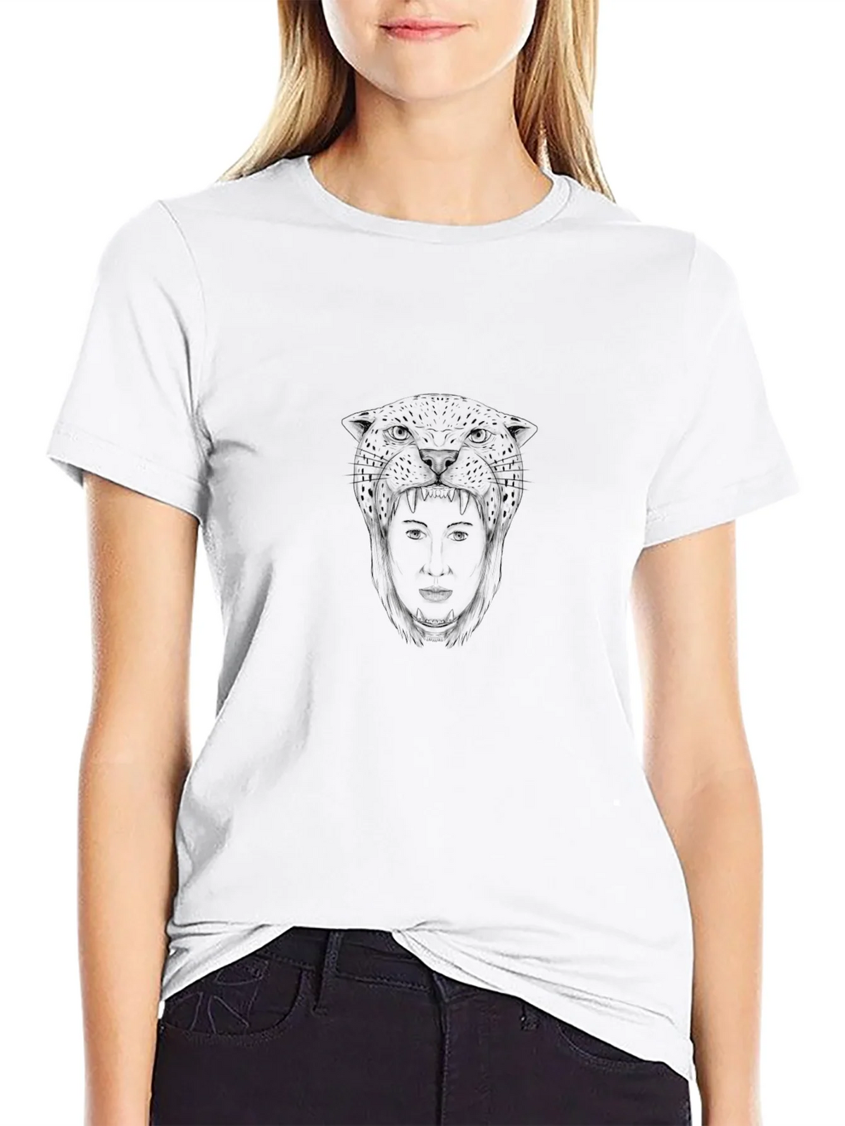 Mens Black T-Shirt - Graphic Print product image 5