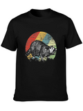 Retro Raccoon Graphic Tee - Vintage Style Comfort product image 1