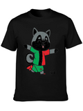 Raccoon Soccer T-Shirt - Fun Sports Tee product image 1