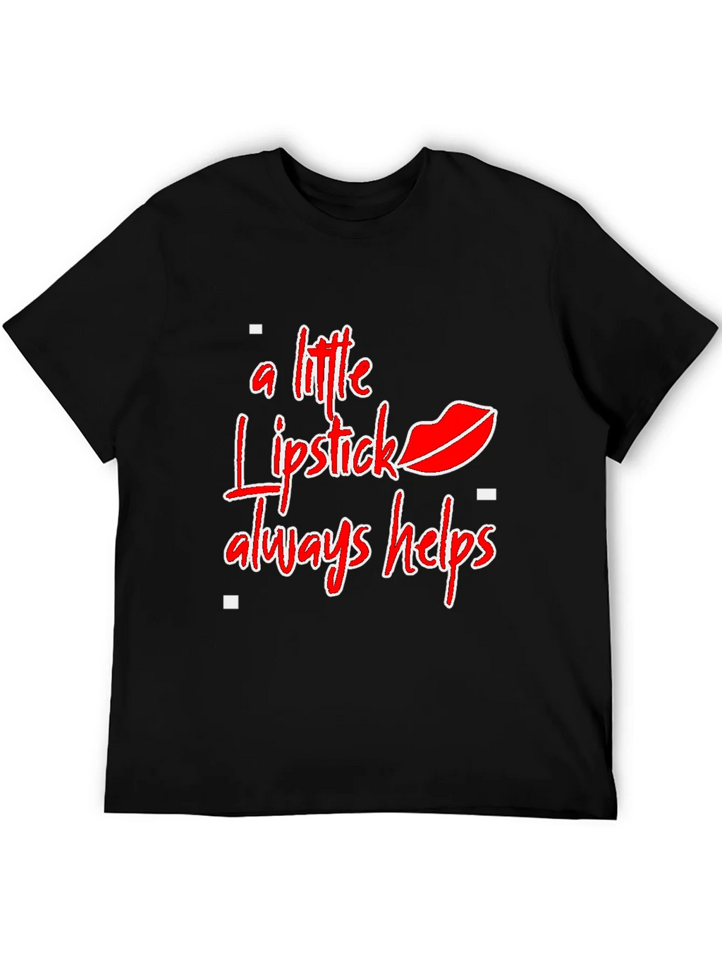 Lipstick Helps Graphic Tee - Stylish Statement Shirt product image 5