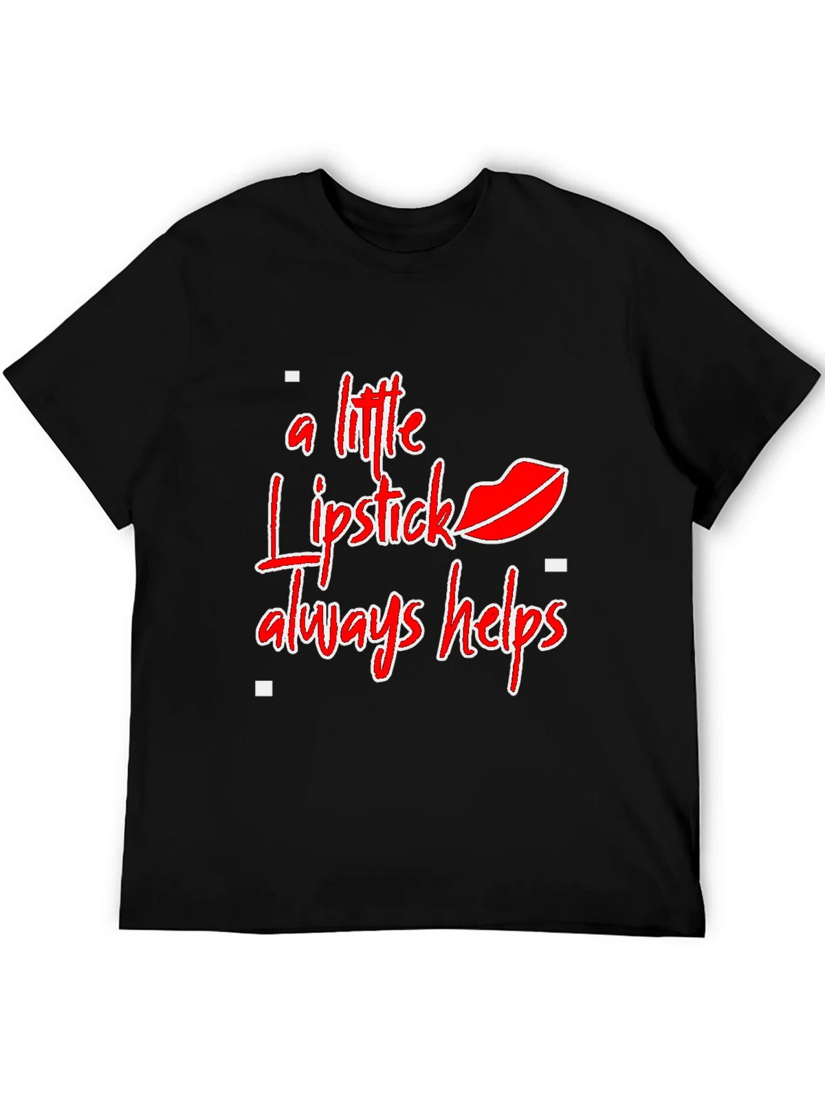 Lipstick Helps Graphic Tee - Stylish Statement Shirt product image 5