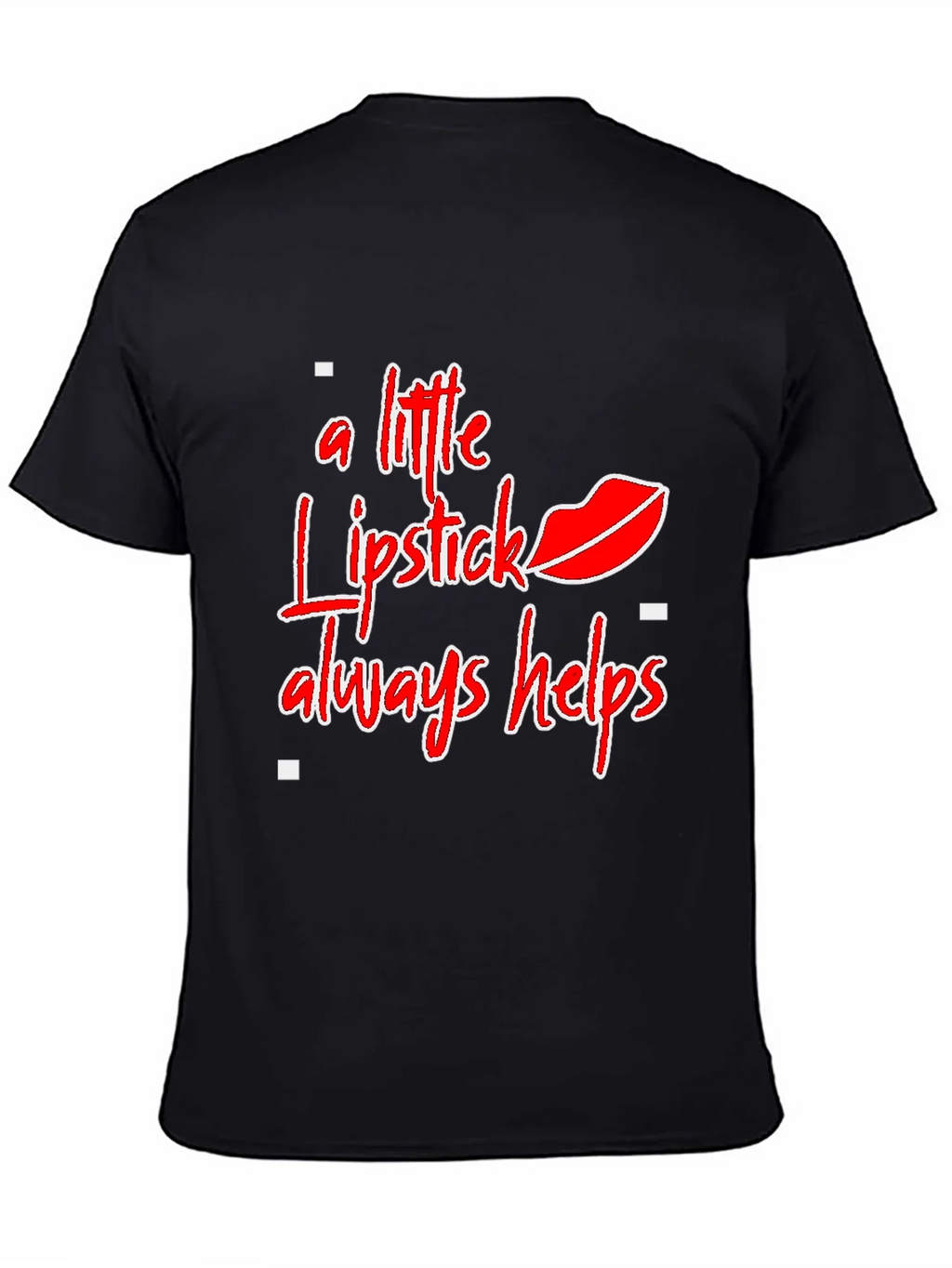 Lipstick Helps Graphic Tee - Stylish Statement Shirt product image 4