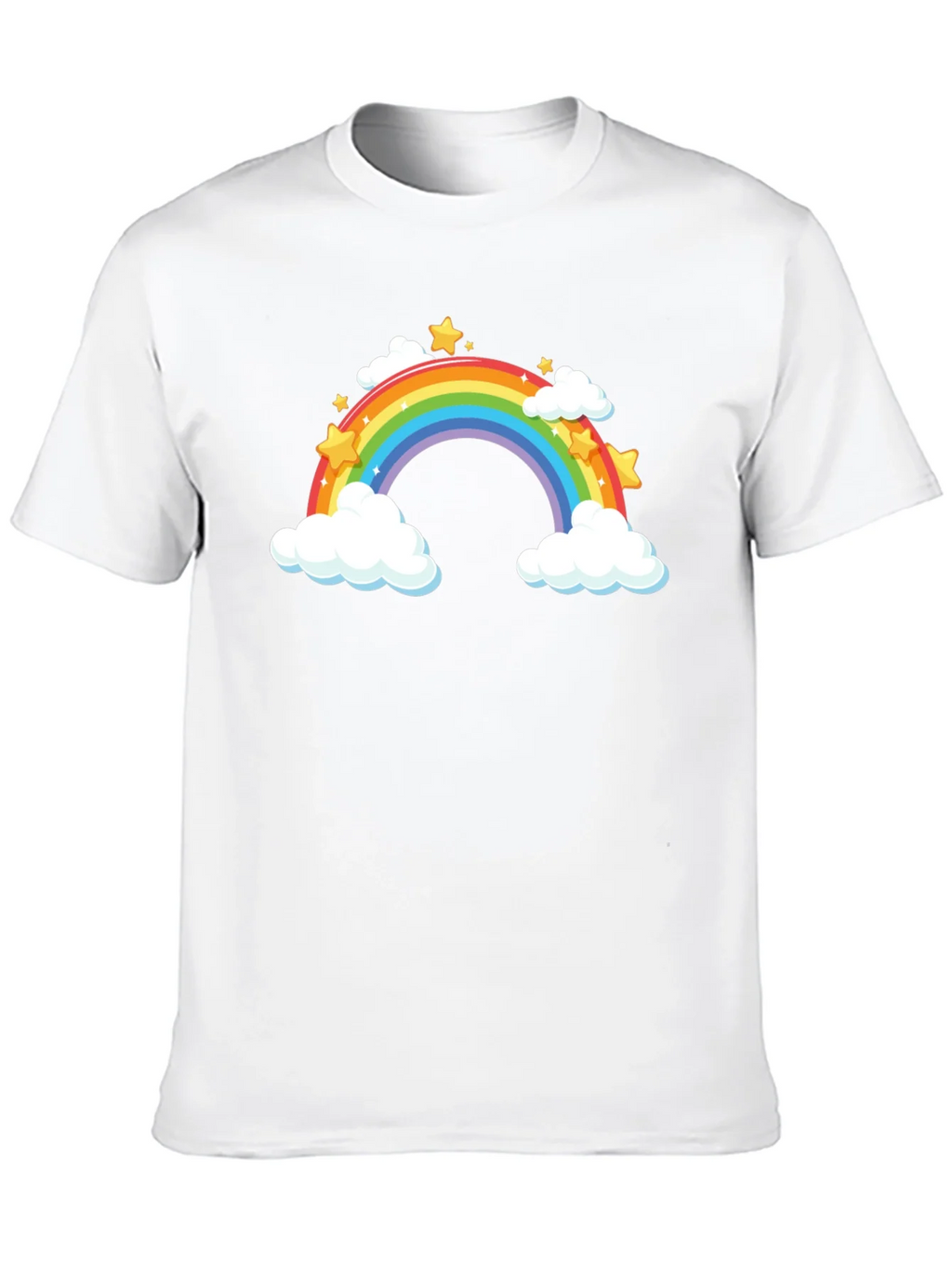 Rainbow Stars Black T-Shirt product image 7