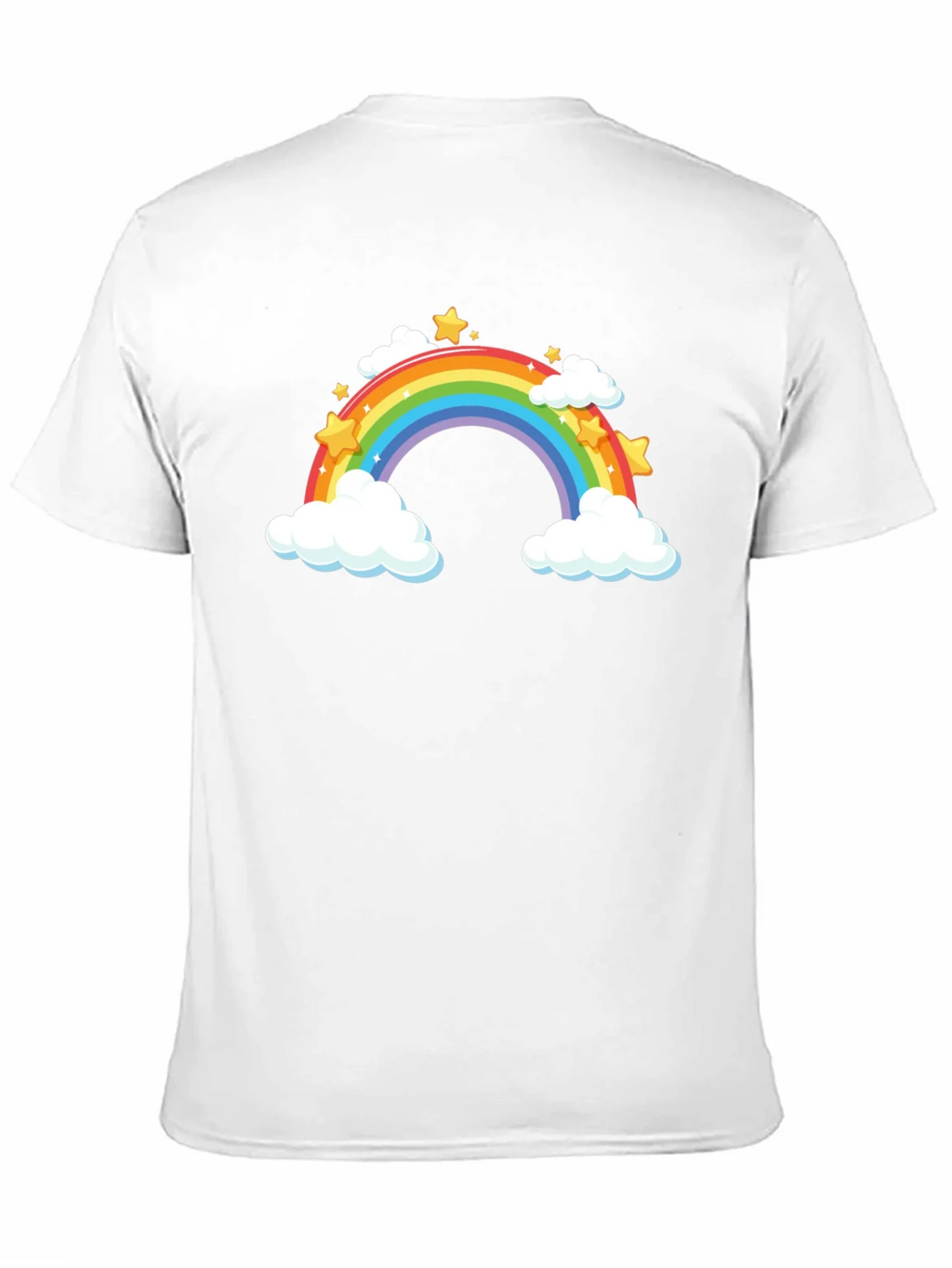 Rainbow Stars Black T-Shirt product image 8