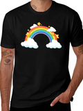 Rainbow Stars Black T-Shirt product image 1