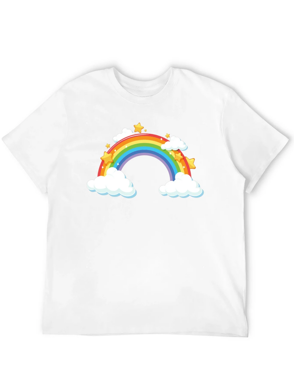 Rainbow Stars Black T-Shirt product image 9