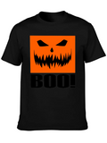 Spooky Boo! Pumpkin Face Halloween T-Shirt product image 1