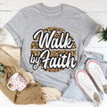 Minimalist Christian Scripture Crewneck Tee – "Walk By product image 1