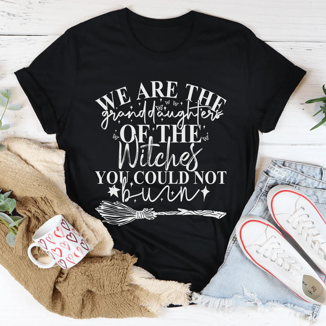 We Are The Granddaughters Of Witches You Could Not Burn Tee product image 2